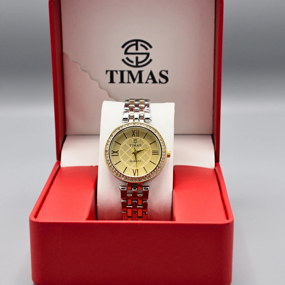 Silver Chain Round Watch