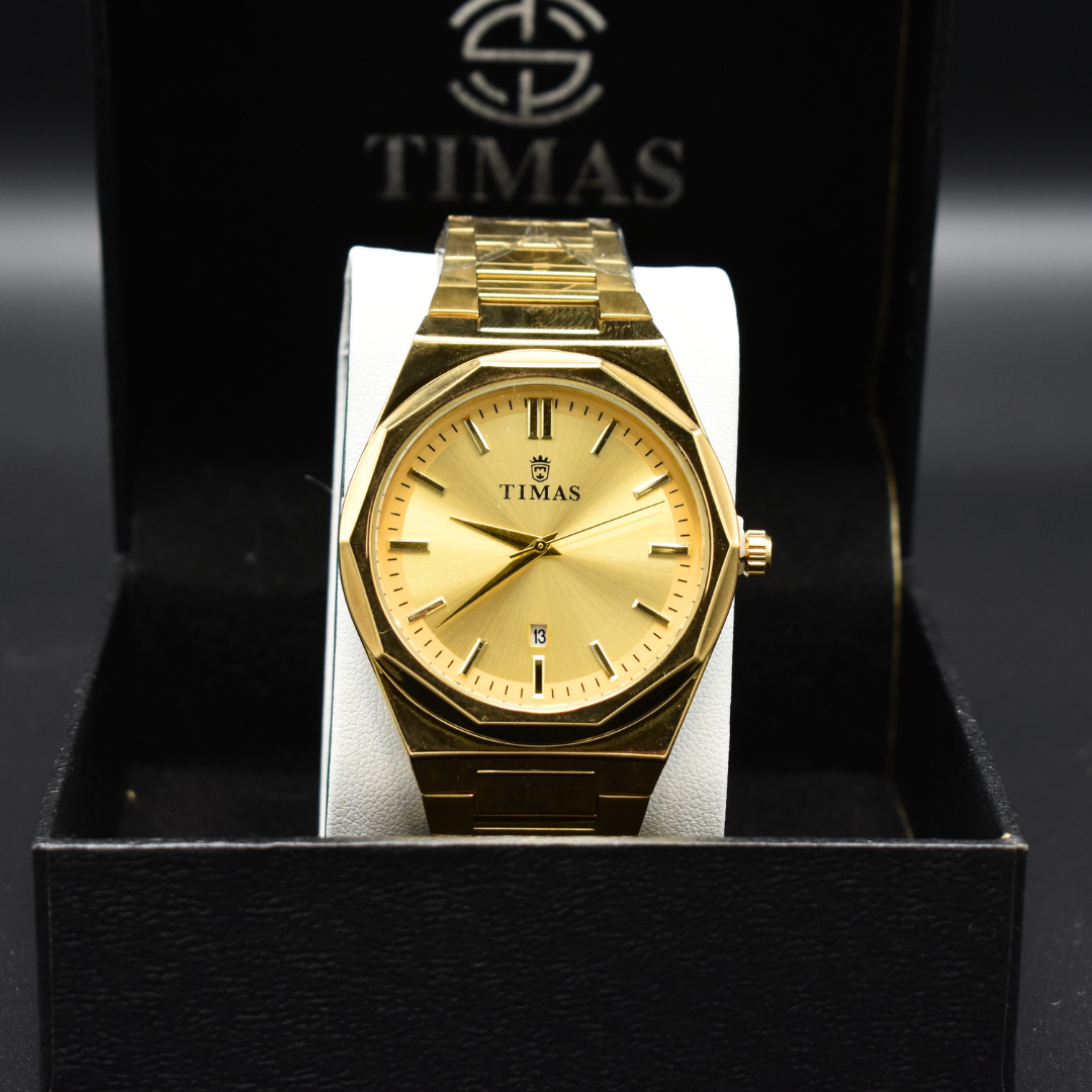 Gold-Tone Stainless Steel Watch