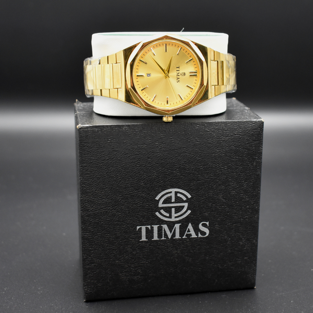 Gold-Tone Stainless Steel Watch
