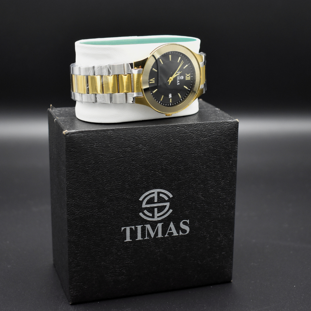 Royal Gold & Silver Chain Watch