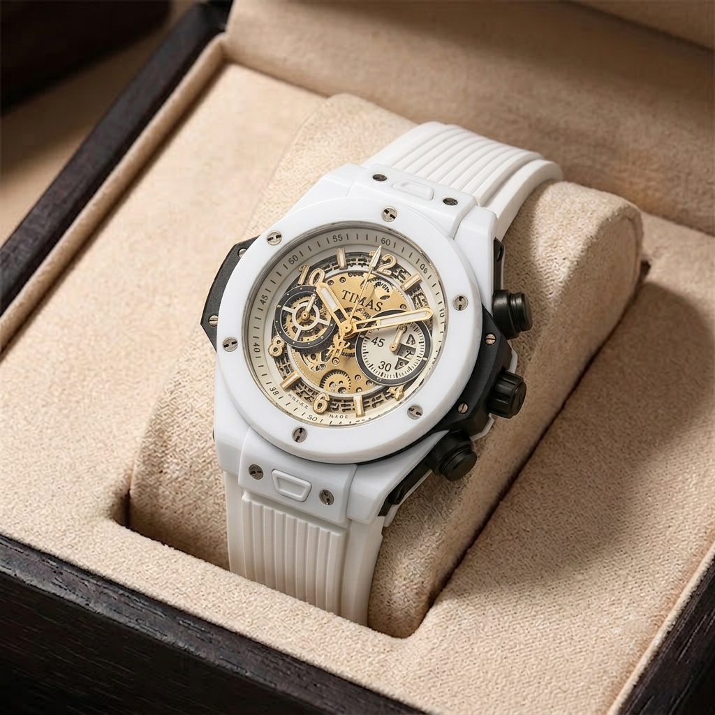 Timas X-Skeleton Sport | Bold Industrial Design with Premium PVC Strap