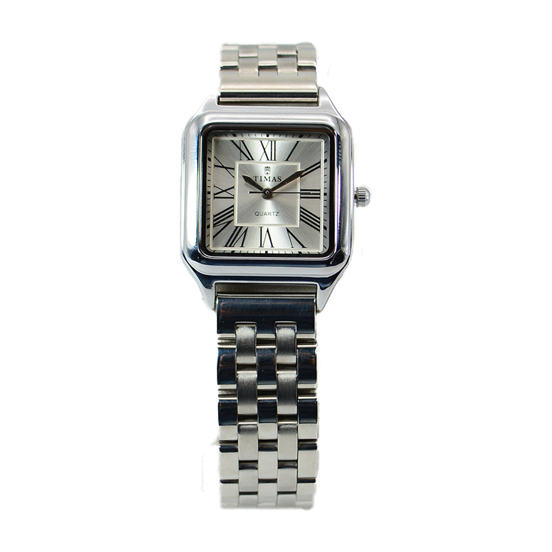 Timas Women's Watch – Two-Tone with Fluted Bezel