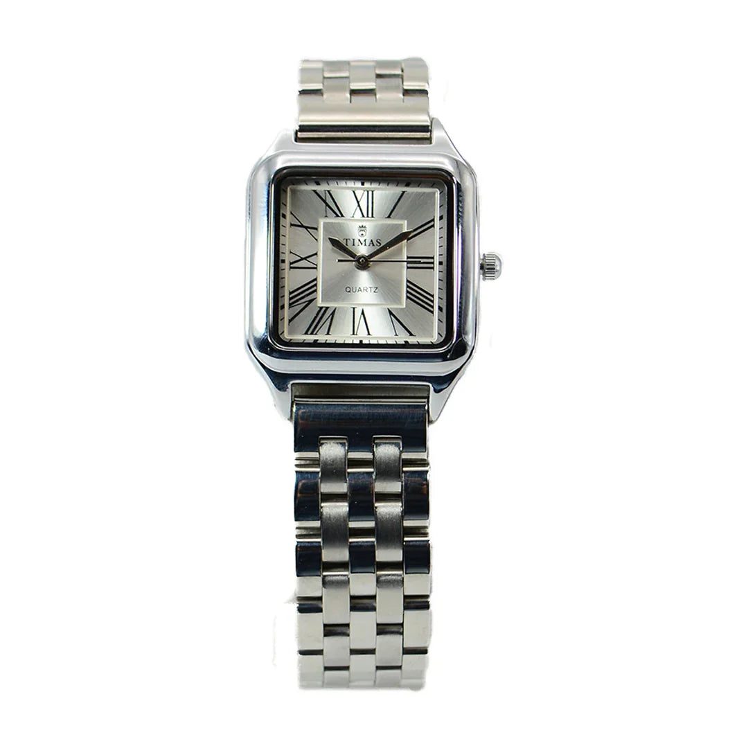 Timas Women's Watch – Two-Tone with Fluted Bezel