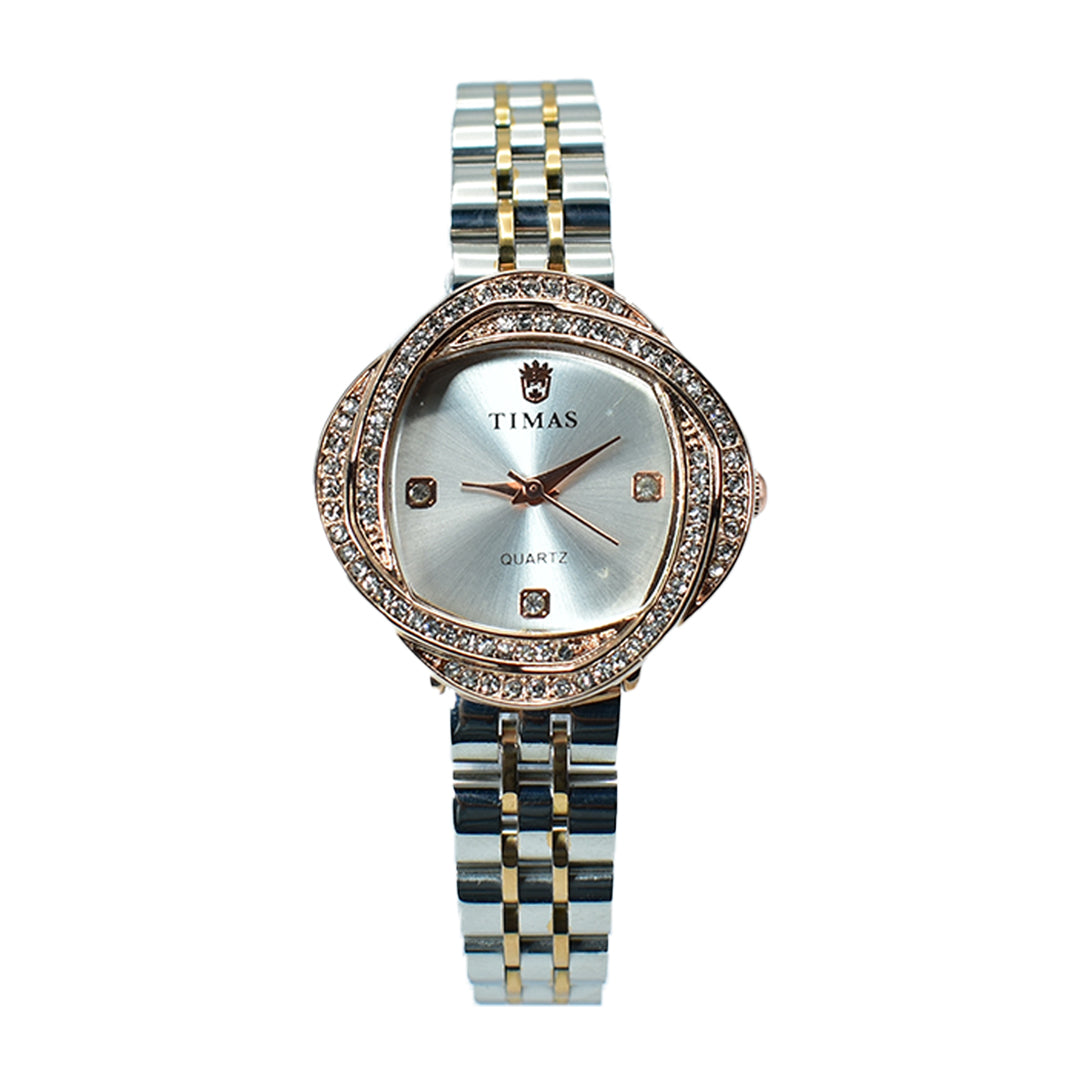 Timas Swirl Crystal Watch