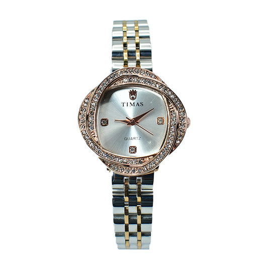 Timas Swirl Crystal Watch