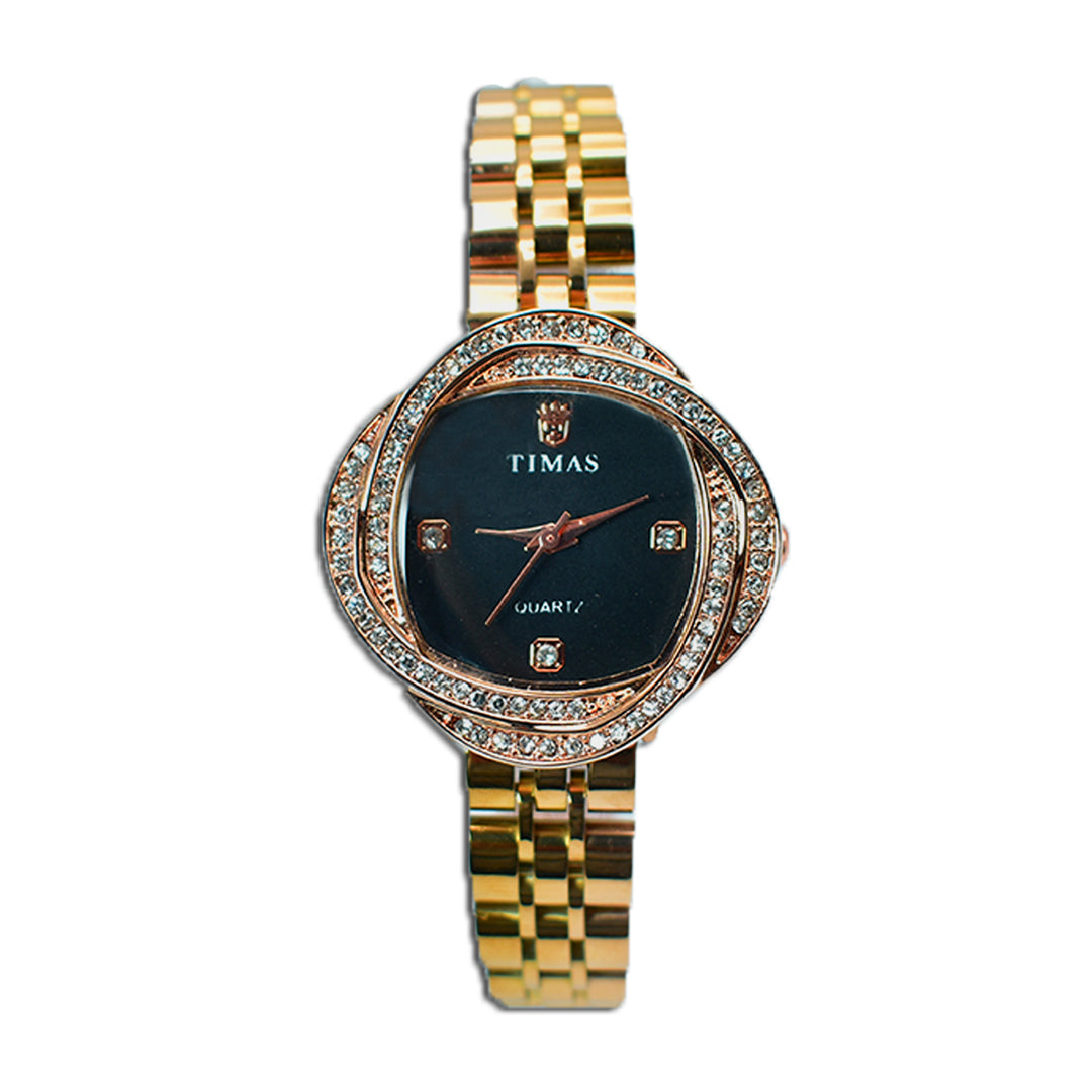 Timas Swirl Crystal Watch
