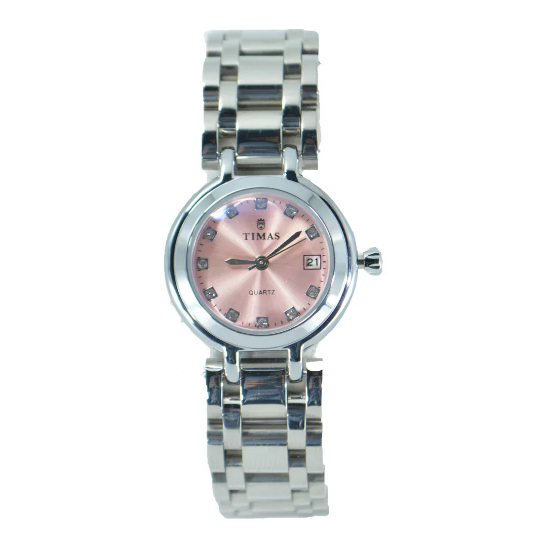 Timas Rose Gold Dial Watch