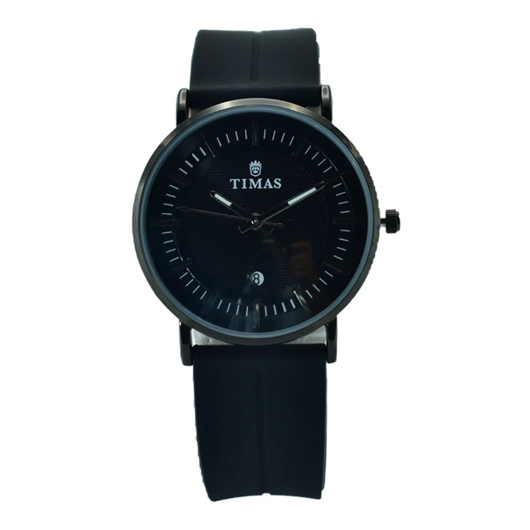 Timas Silver Dial Watch
