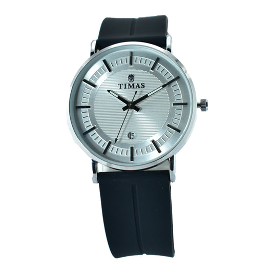Timas Silver Dial Watch