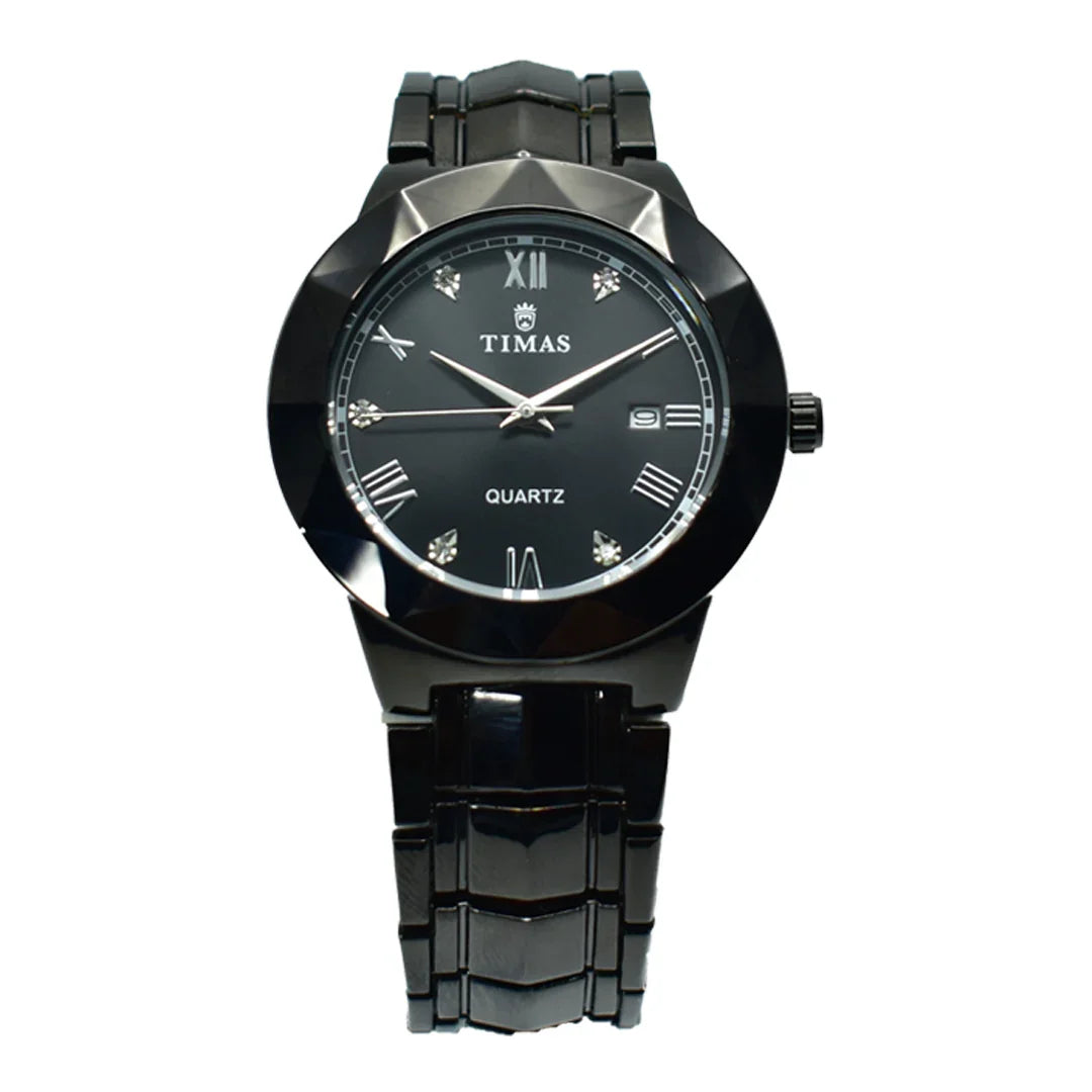 Timas Men's Silver Dial Industrial Watch