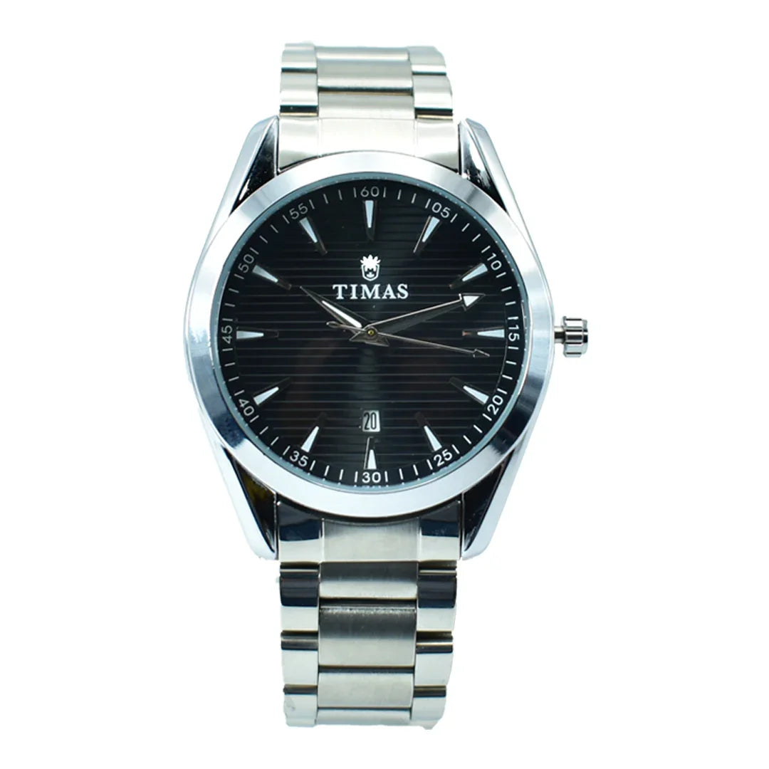Timas Men's Black Horizon Watch