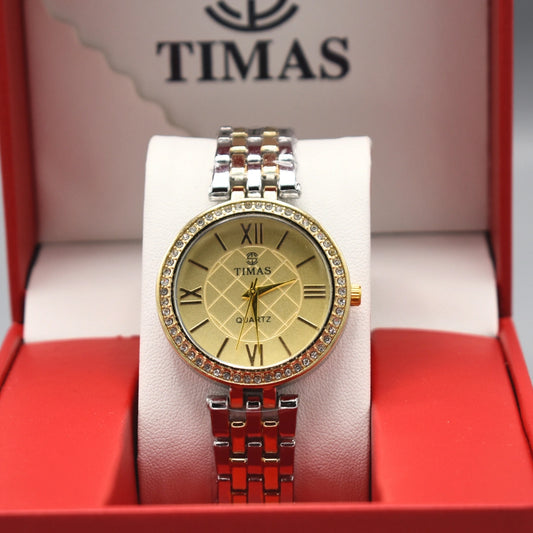 Silver Chain Round Watch