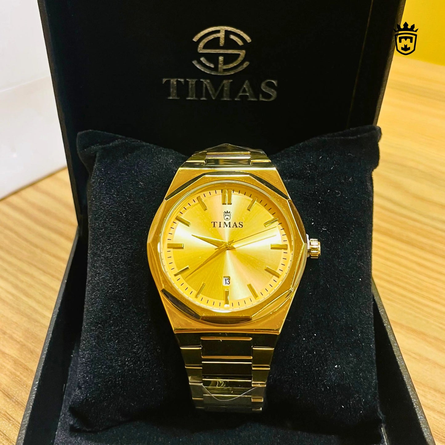 Gold-Tone Stainless Steel Watch