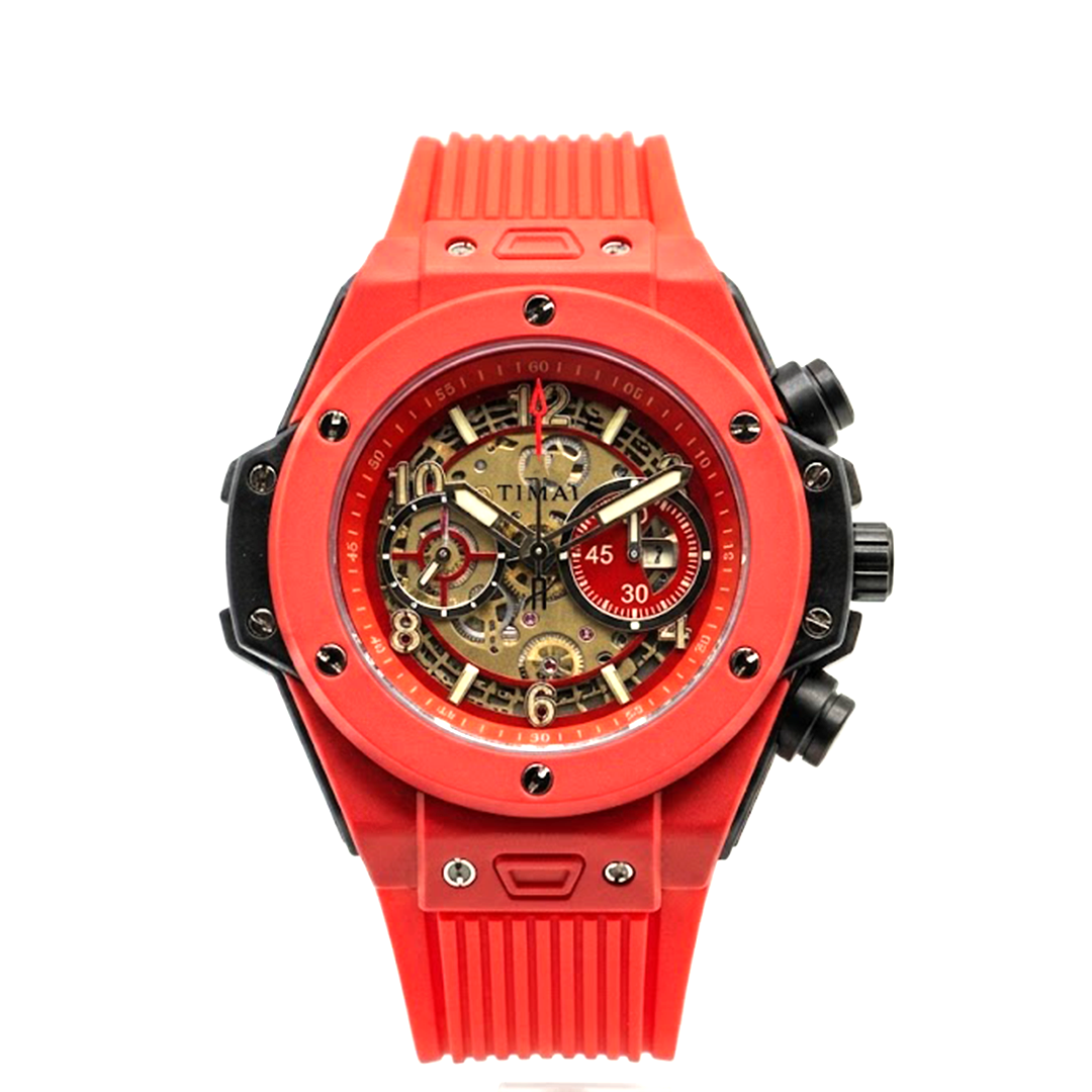 Timas X-Skeleton Sport | Bold Industrial Design with Premium PVC Strap