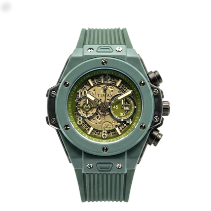 Timas X-Skeleton Sport | Bold Industrial Design with Premium PVC Strap