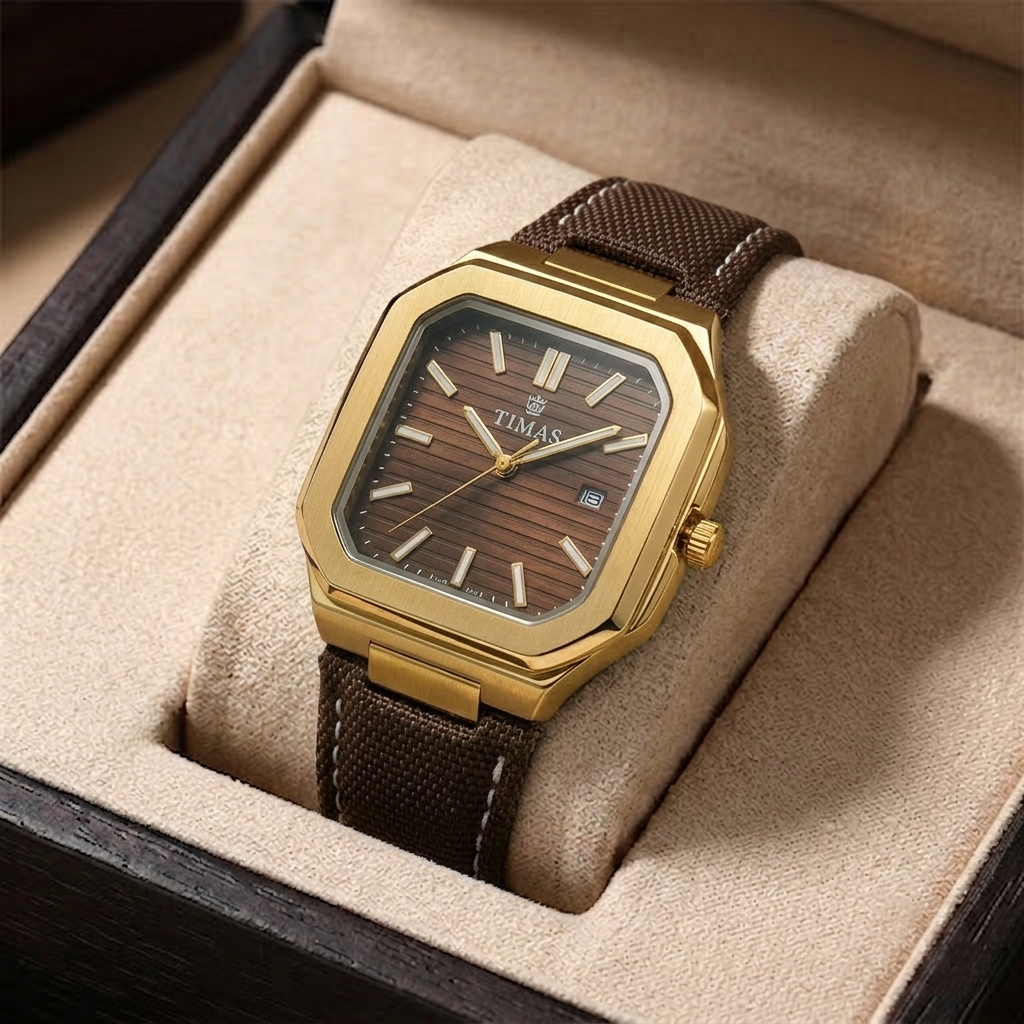 Timas Watch with Comfortable Fabric Strap