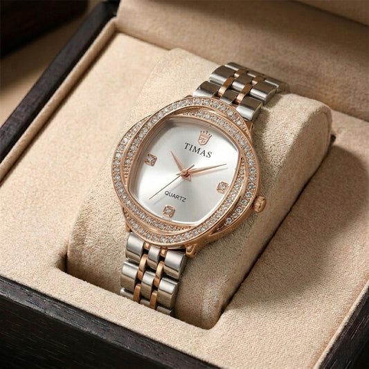 Timas Swirl Crystal Watch