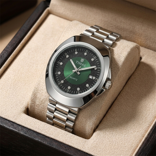 Timas Men's Egg Shaped Watch