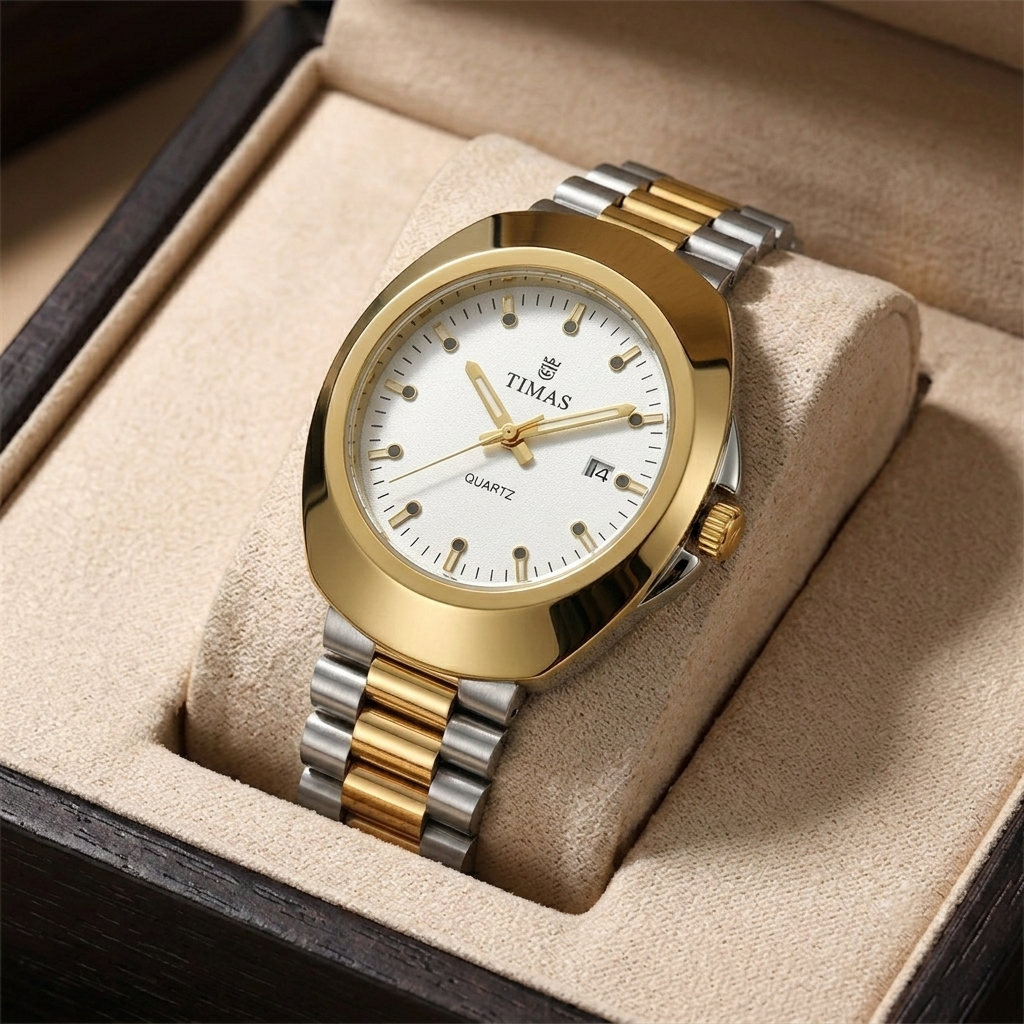 Timas Men's Egg Shaped Watch