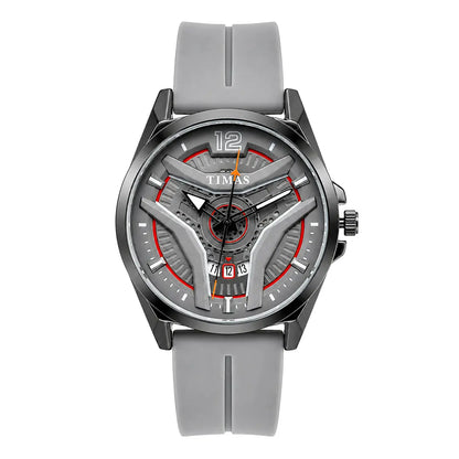 Timas Vector Series | Futuristic Geometric Dial Sports Watch with Premium Silicone Strap (AWTM-00269)