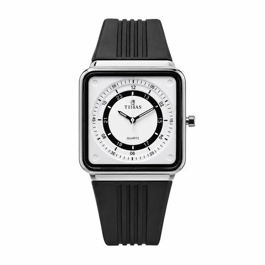Timas Geometric Series|Minimalist Square Architecture with Track Dial Layout (AWTM-00250)