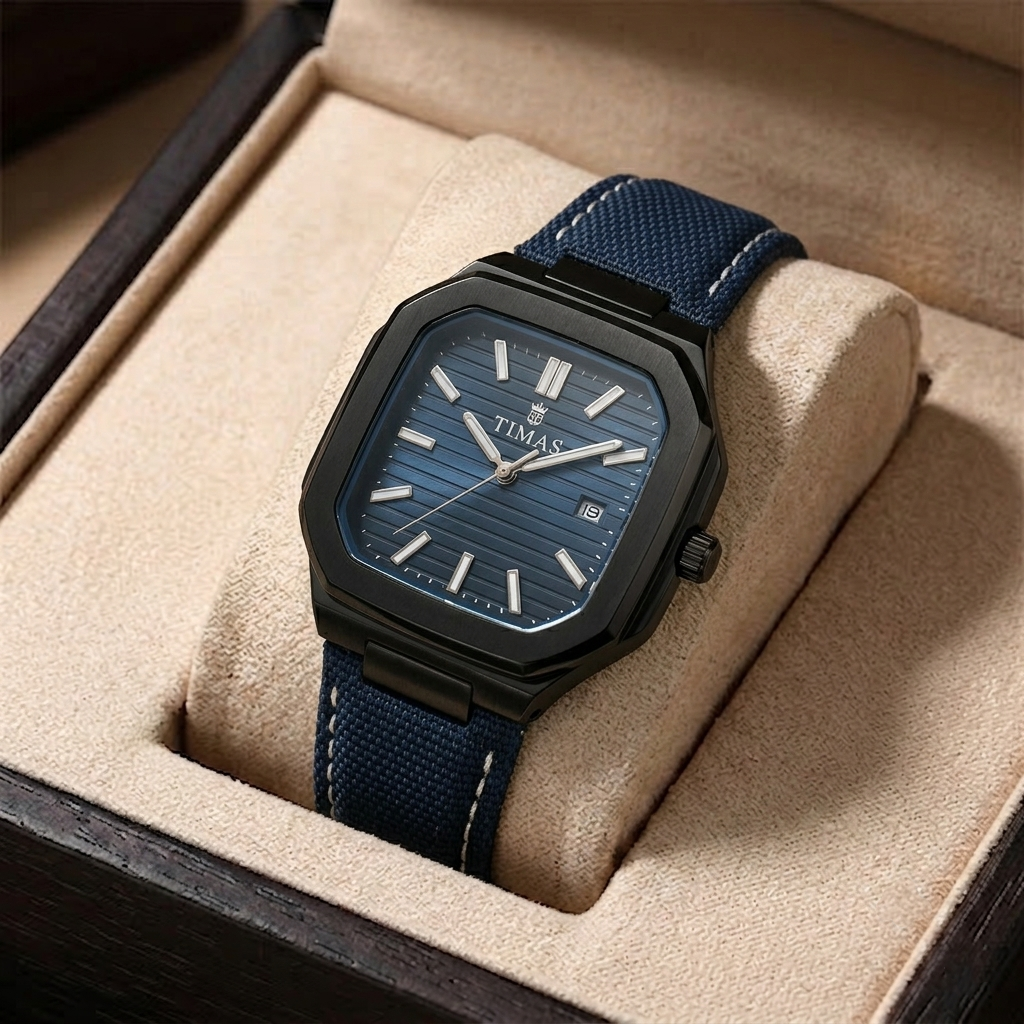 Timas Watch with Comfortable Fabric Strap