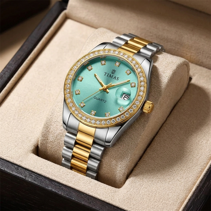 Timas Elegant Steel Ladies Watch