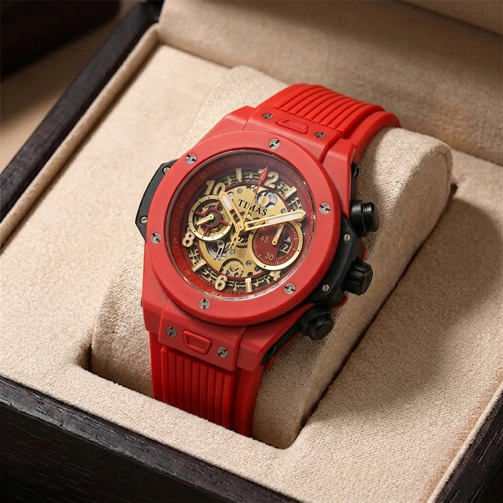 Timas X-Skeleton Sport | Bold Industrial Design with Premium PVC Strap