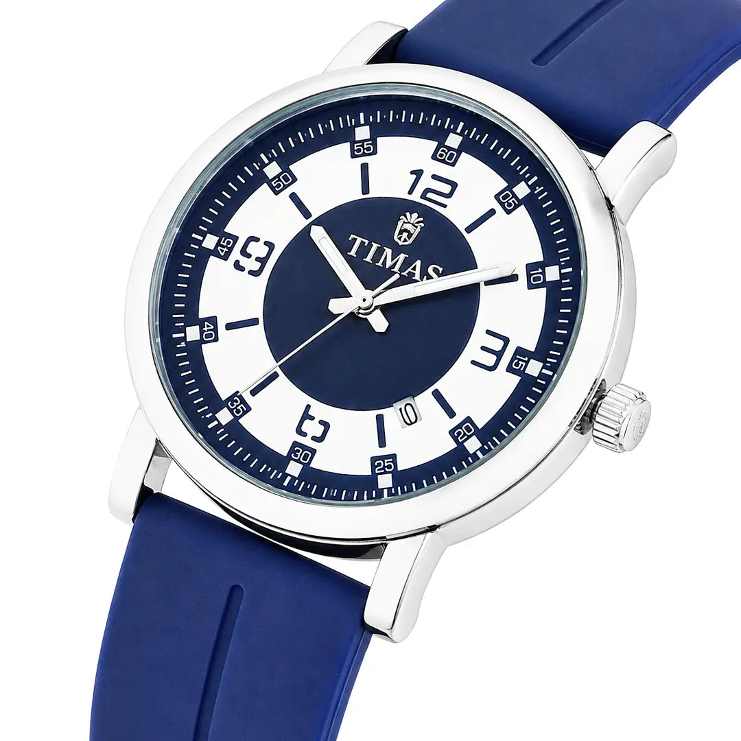 Timas Vector Series | Futuristic Geometric Dial Sports Watch with Premium Silicone Strap (AWTM-00270)
