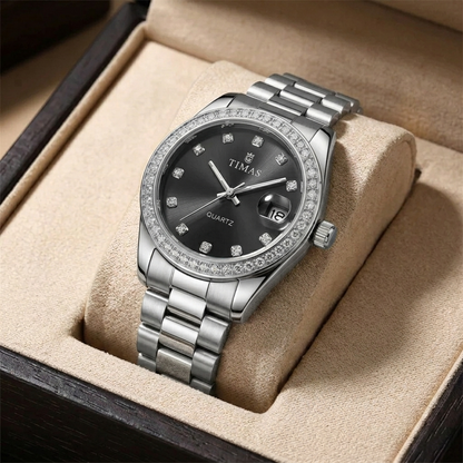 Timas Elegant Steel Ladies Watch
