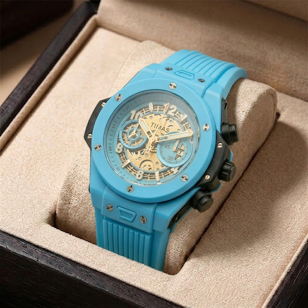 Timas X-Skeleton Sport | Bold Industrial Design with Premium PVC Strap