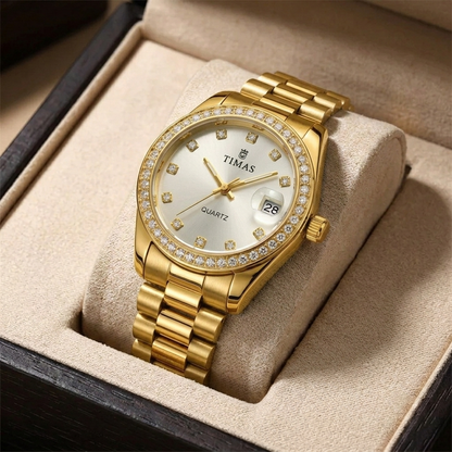 Timas Elegant Steel Ladies Watch
