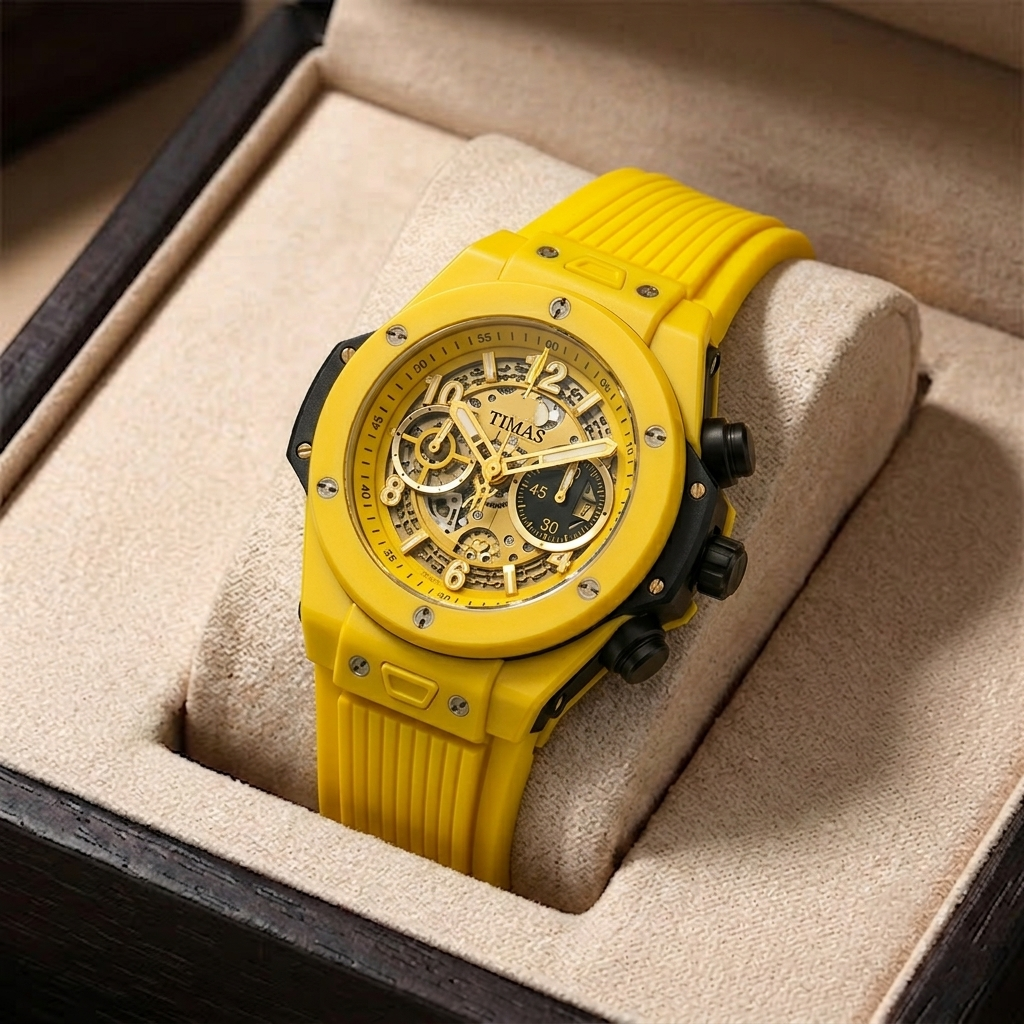 Timas X-Skeleton Sport | Bold Industrial Design with Premium PVC Strap