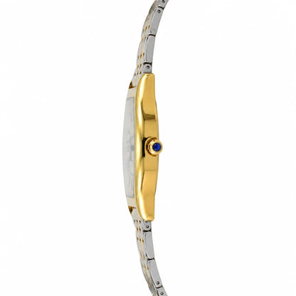 TIMAS Tonneau Case Edition | Roman Numeral Date Display Metallic Quartz Watch (AWTM-00290)