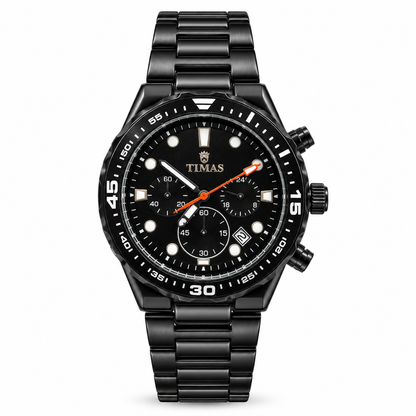 TIMAS Chronograph Quartz Watch with Functional Sub-Dials & Date Display (AWTM-00311)