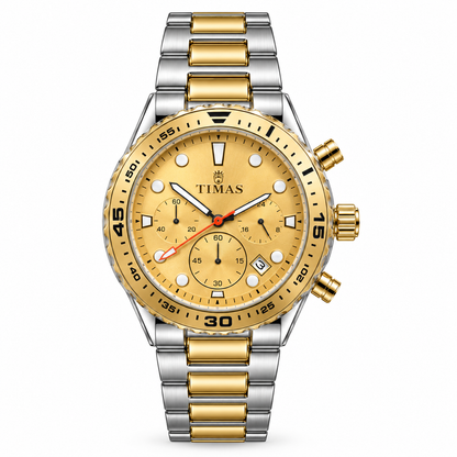 TIMAS Chronograph Quartz Watch with Functional Sub-Dials & Date Display (AWTM-00311)