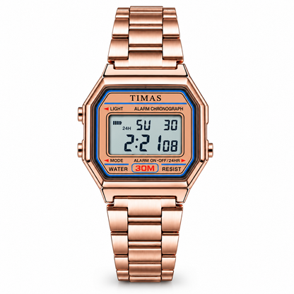 TIMAS Vintage Digital Women's Watch with Alarm, LED Backlight & Chronograph (AWTL-00315)