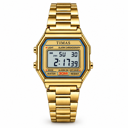 TIMAS Vintage Digital Women's Watch with Alarm, LED Backlight & Chronograph (AWTL-00315)