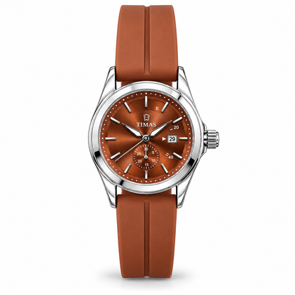 TIMAS Ladies Quartz Watch with Soft PVC Strap & Magnetic Master Lock (AWTL-00323)