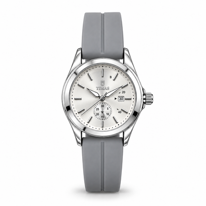 TIMAS Ladies Quartz Watch with Soft PVC Strap & Magnetic Master Lock (AWTL-00323)