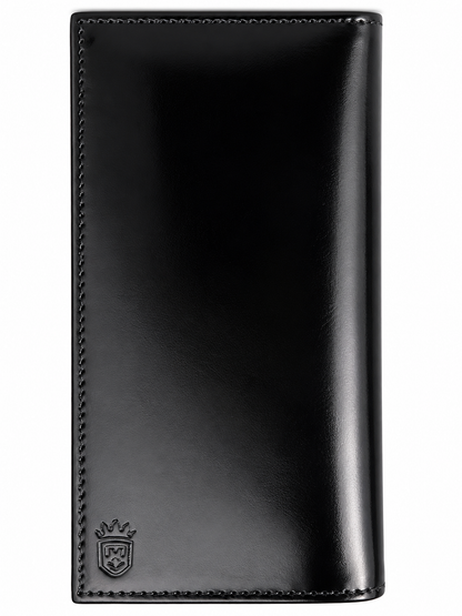 TIMAS Long Executive Men's Leather Wallet with Multiple Card Slots & Wooden Gift Box (Glace L)