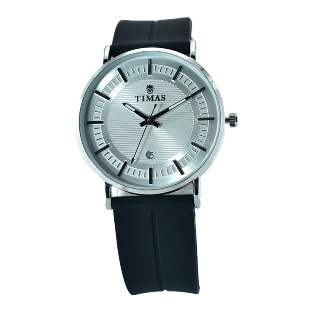 Timas Silver Dial Watch