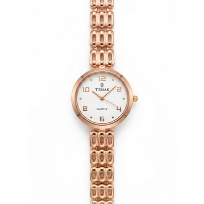 TIMAS Petite Jewelry Edition | Cut-Out Link Bracelet Women's Quartz Watch (AWTL-00277)
