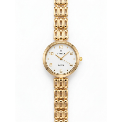 TIMAS Petite Jewelry Edition | Cut-Out Link Bracelet Women's Quartz Watch (AWTL-00277)
