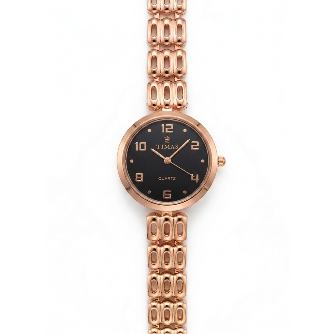 TIMAS Petite Jewelry Edition | Cut-Out Link Bracelet Women's Quartz Watch (AWTL-00277)