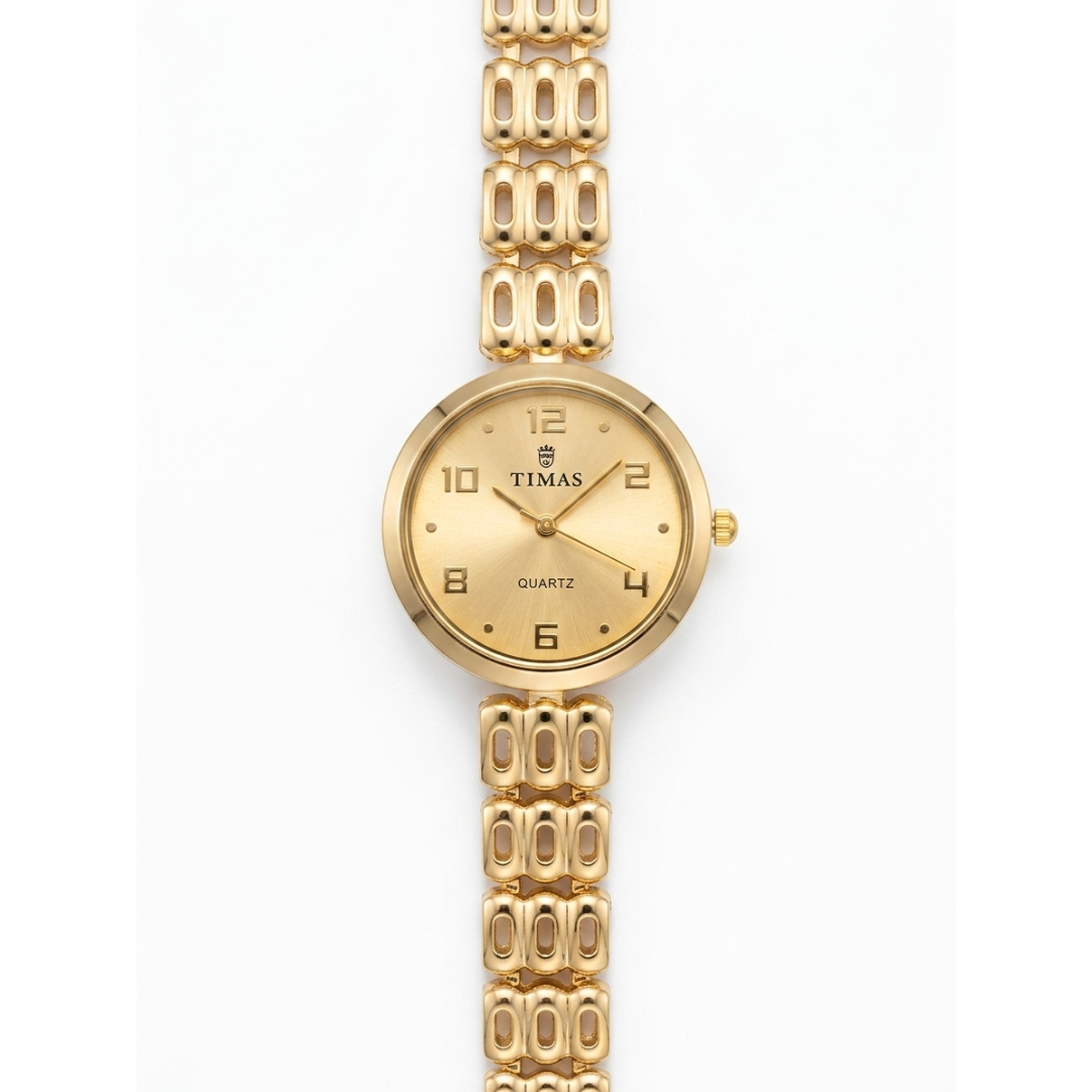 TIMAS Petite Jewelry Edition | Cut-Out Link Bracelet Women's Quartz Watch (AWTL-00277)
