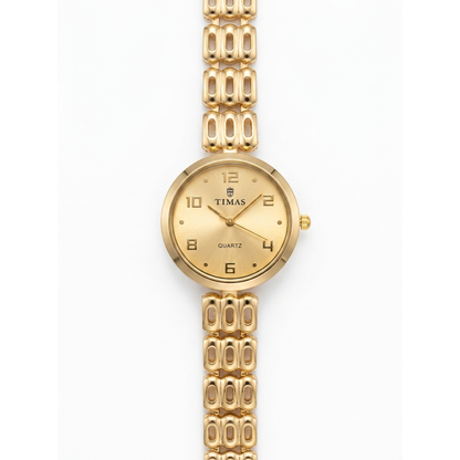 TIMAS Petite Jewelry Edition | Cut-Out Link Bracelet Women's Quartz Watch (AWTL-00277)