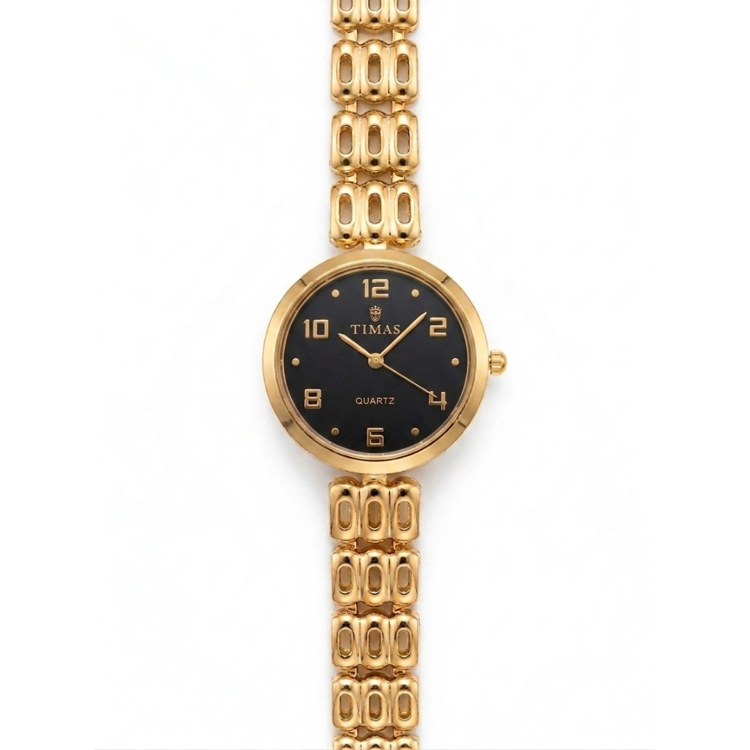 TIMAS Petite Jewelry Edition | Cut-Out Link Bracelet Women's Quartz Watch (AWTL-00277)