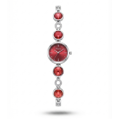 TIMAS Petite Crystal-Gem Edition | Round Gem & Circular Link Women's Jewelry (AWTL-00279)
