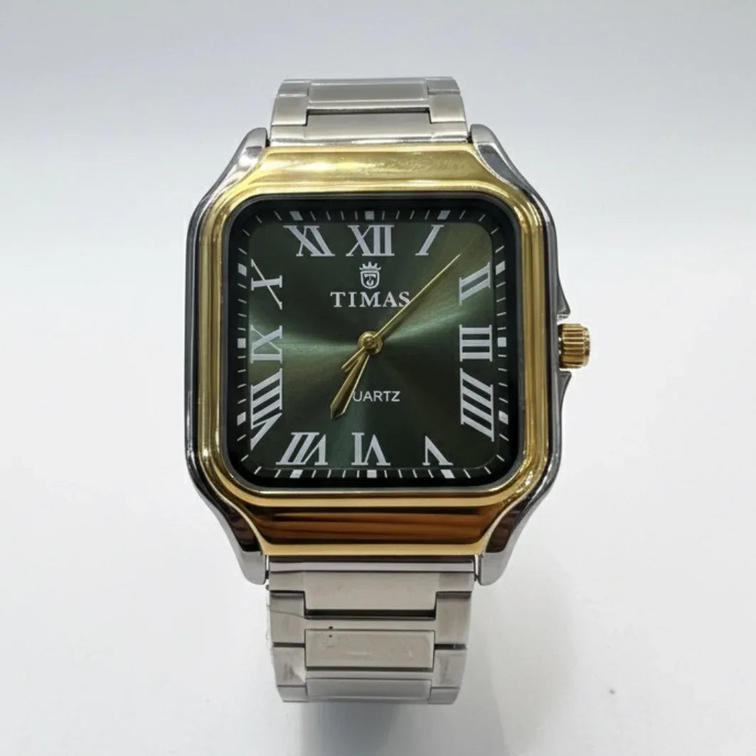 Timas Square Dial Quartz Watch